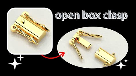 metal clasps for boxes|how to open box clasp.